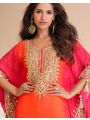Beautiful Kaftan Set in Viscos Crepe & Organza Silk