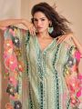 Authentic Kaftan Set in Viscos Crepe & Organza Silk