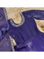 Elegant Traditional Royal Purple Kids Gown Set
