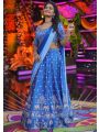 Royal Blue Embroidered Lehanga Choli