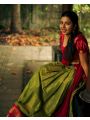 Festive Wear South-style Kanchipuram silk lehanga