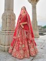 Blazing Red Bridal Lehanga Set
