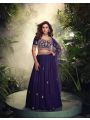 Authentic Violet Chinnon Silk Lehanga