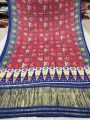 Multicolor Traditional Pattern Gajji Silk Saree