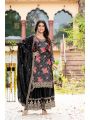 Ethnic Elegant Traditional Black Plazo Suit