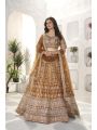 Luxe Golden Net Lehanga Set