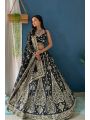 Authentic Black Jalpari Silk Lehanga Set
