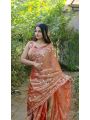 Authentic Dual Tone BarBari Silk Saree