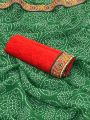 Ethnic Traditional Festive Green Viscose Georgette Saree 