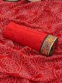 Authentic Traditional Red Viscose Georgette Saree