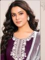 Ethnic Traditional Festive Royal Purple Straight Suit