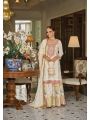 Elegant Heavy Off White Chinnon Embroidered Plazo Suit