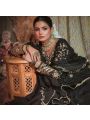 Authentic Elegant Festive Black Crepe Silk Lehanga Set