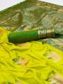 Ethnic Elegant Festive Lime Green Paithani Silk Saree