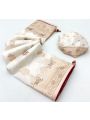 Authentic Festive Traditional Cream Art Silk Saree