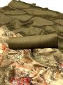 Ethnic Traditional Festive Olive Green Art Silk Saree 