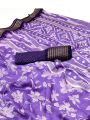 Elegant Ethnic Festive Royal Purple Soft Moss Mellow Saree