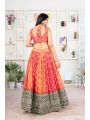 Vibrant Chinon Silk Party Wear Lehanga Choli