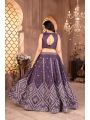 Elegant Purple Georgette Lehanga Choli