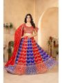 MultiColor Georgette Lehenga Choli Set