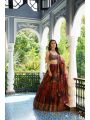 Floral Tabby Organza Lehanga Set