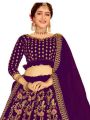 Royal Velvet Embroidered Lehanga Set