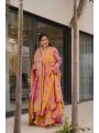Authentic Ethnic Festive Sunshine Yellow Vichitra Silk Plazo Suit