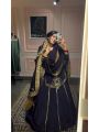 Majestic Embroidered Crepe Silk Lehanga Set