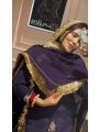 Majestic Embroidered Crepe Silk Lehanga Set