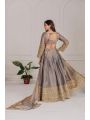 Bridal Wear Heavy Fendi Embroidery Lehanga Choli