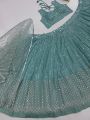 Bridal Wear Heavy Faux Georgette Real Mirror Hand Work Lehanga Choli