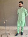 Premium Banglori Silk Kurta-Pant-Koti Set