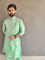 Premium Banglori Silk Kurta-Pant-Koti Set