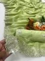 Authentic Soft Gold Crush Saree