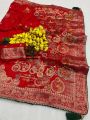 Pure Viscose Dola Slub Silk Fabric Saree
