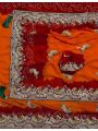 Authentic Heavy Georgatte Bhandhej Saree
