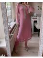 Authentic Ethnic Festive Pastel Pink Faux Georgette Straight Suit