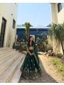 Elegant Jimmy Su Silk Embroidered Lehanga Set