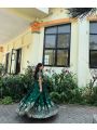 Elegant Jimmy Su Silk Embroidered Lehanga Set