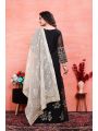 Authentic Elegant Ethnic Black & Gold Georgette Sharara Plazo Suit