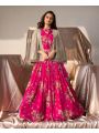 Elegant Floral Printed Lehanga Set