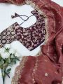 Premium Candy Crush Tissue Saree