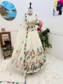 Elegant Fox Georgette Embroidered Lehanga Set