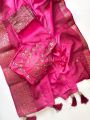 Premium Moss Silk Saree