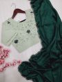 Exclusive Designer Partywear Chinnon Saree