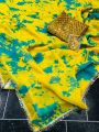 Vibrant Georgette Digital Print Saree