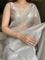 Elegant Fancy Satin Silk Saree