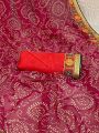 Traditional Festive Elegant Maroon Viscose Georgette Saree
