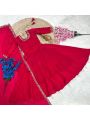 Elegant Traditional  Rani Pink  Kids Gown Set