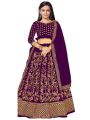 Royal Kids Velvet Embroidered Lehanga Set